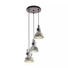 Подвесная люстра Eglo Barnstaple с серыми плафонами