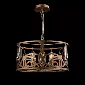 Подвесная люстра Eisner золотого цвета