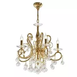 Подвесная люстра Elegante с хрустальными подвесками