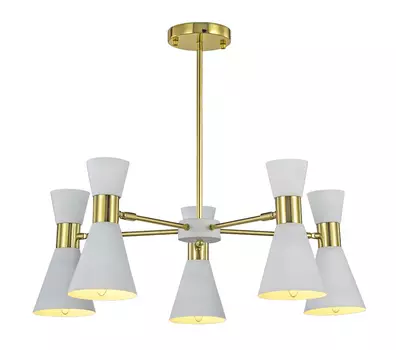 Подвесная люстра Elisium из металла и стекла