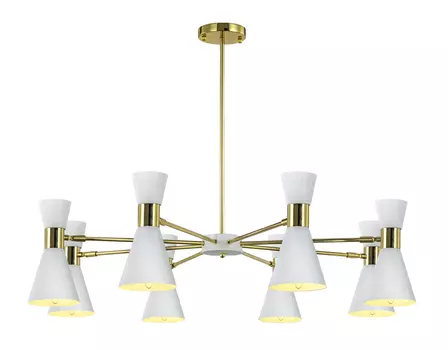 Подвесная люстра Elisium с белыми плафонами