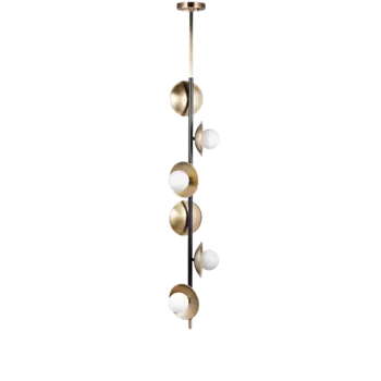 Подвесная люстра Eloise с плафонами из стекла