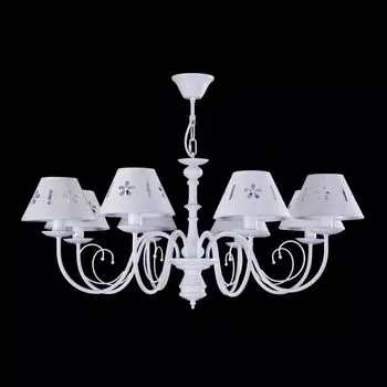 Подвесная люстра Emily с абажурами из ткани