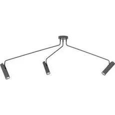 Подвесная люстра Eye Super Graphite серого цвета