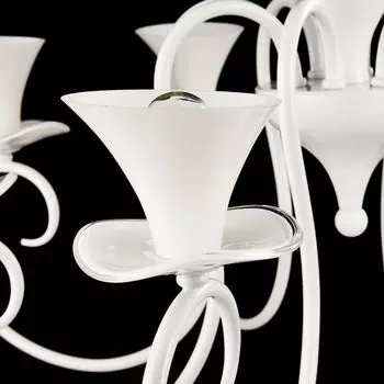 Подвесная люстра Fabre с белыми плафонами