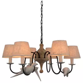 Подвесная люстра Favourite Birds с бежевыми абажурами