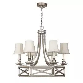 Подвесная люстра Favourite Marquise с белыми абажурами