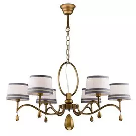 Подвесная люстра Favourite Nika с белыми абажурами