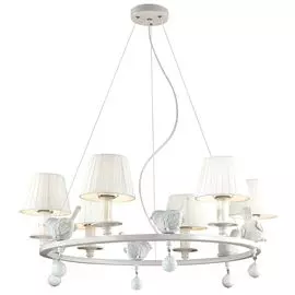 Подвесная люстра Favourite Vogel с белыми абажурами