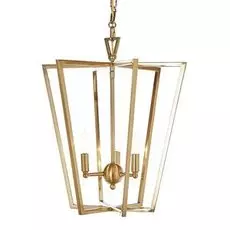 Подвесная люстра франц Gold золотого цвета