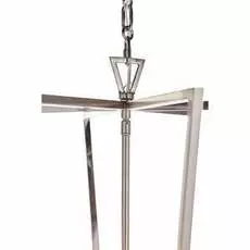 Подвесная люстра франц Silver серебряного цвета