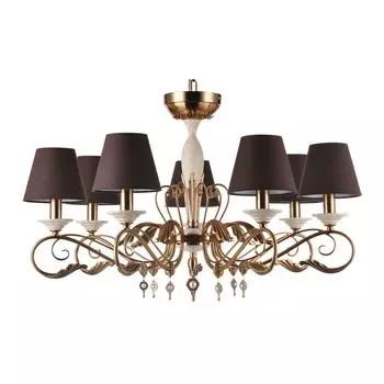 Подвесная люстра Francesco с подвесками из жемчуга