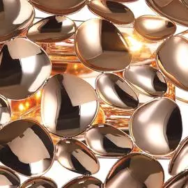 Подвесная люстра Gittus золотого цвета