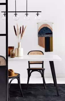 Подвесная люстра Globe черного цвета