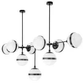 Подвесная люстра Globo с плафонами из стекла