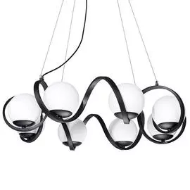 Подвесная люстра Globo с плафонами из стекла