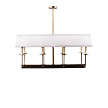 Подвесная люстра Hasselt Valse с бежевыми абажурами