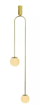 Подвесная люстра Hilow с плафонами из белого стекла