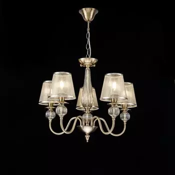 Подвесная люстра Inessa бронзового цвета