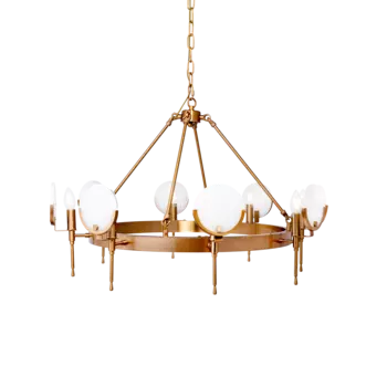 Подвесная люстра Irving с плафонами из стекла