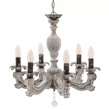 Подвесная люстра из дерева