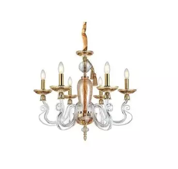 Подвесная люстра из хрусталя