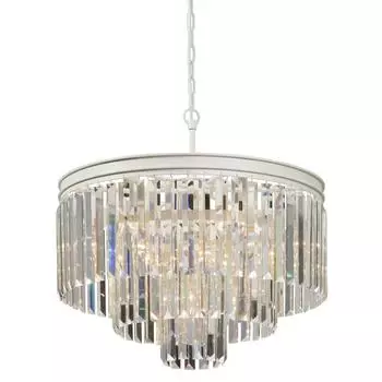 Подвесная люстра из прозрачного хрусталя