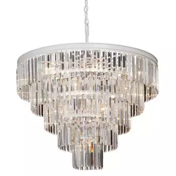Подвесная люстра из прозрачного хрусталя