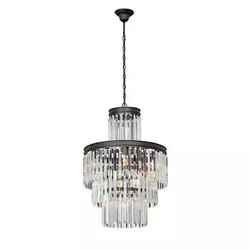 Подвесная люстра из прозрачного хрусталя