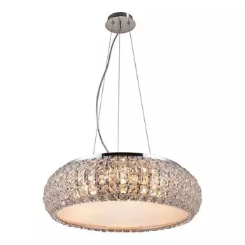 Подвесная люстра Jacobina из металла и хрусталя