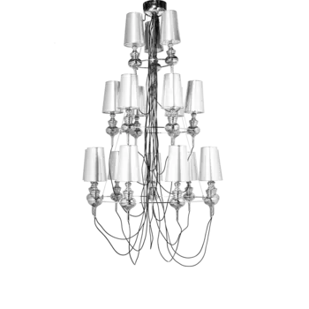 Подвесная люстра Josephine Empress серебристого цвета