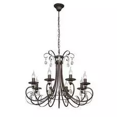 Подвесная люстра коричневого цвета