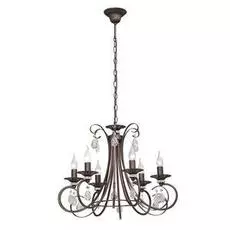 Подвесная люстра коричневого цвета