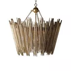 Подвесная люстра краун Gold золотого цвета