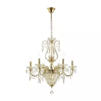 Подвесная люстра Kuvia золотого цвета