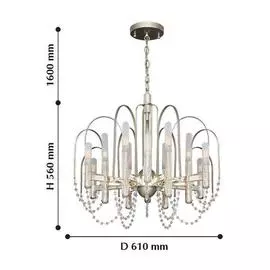 Подвесная люстра la Salute со стеклянными плафонами