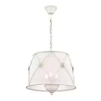 Подвесная люстра Lea белого цвета