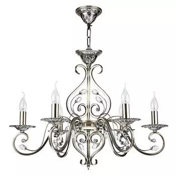 Подвесная люстра Leaves с подвесками из хрусталя