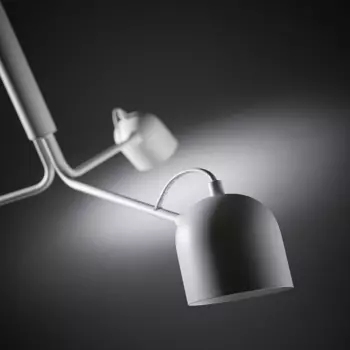 Подвесная люстра Liang белого цвета