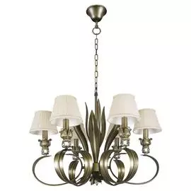 Подвесная люстра Lightstar Antique с бежевыми абажурами