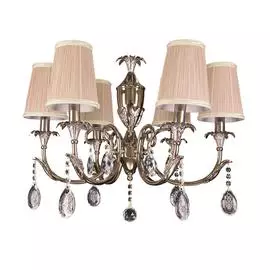 Подвесная люстра Lightstar Cappa с бежевыми абажурами