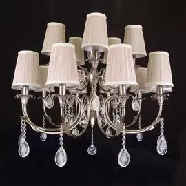 Подвесная люстра Lightstar "Cappa" с бежевыми абажурами