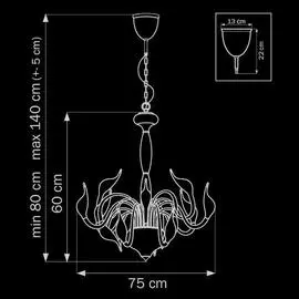 Подвесная люстра Lightstar Cigno Collo