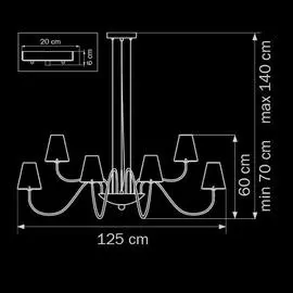 Подвесная люстра Lightstar "Diafano"