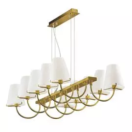 Подвесная люстра Lightstar Diafano с белыми абажурами