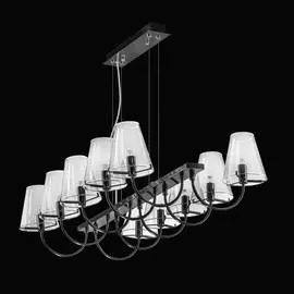 Подвесная люстра Lightstar "Diafano" с белыми абажурами