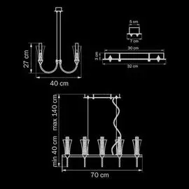 Подвесная люстра Lightstar Owio в современном стиле