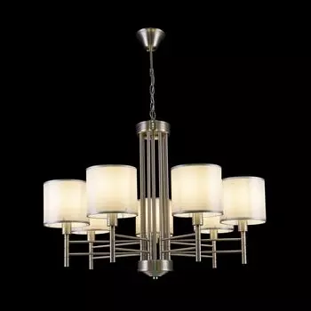 Подвесная люстра Lika с никелевым основанием