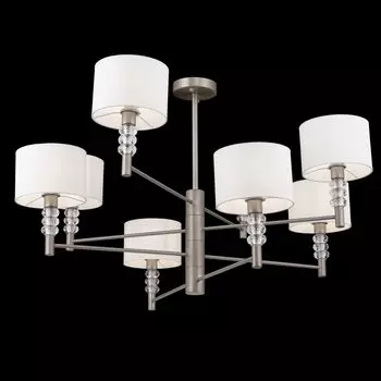 Подвесная люстра Lincoln с белыми абажурами