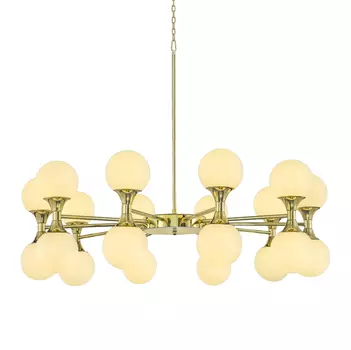 Подвесная люстра Lolly с белыми плафонами